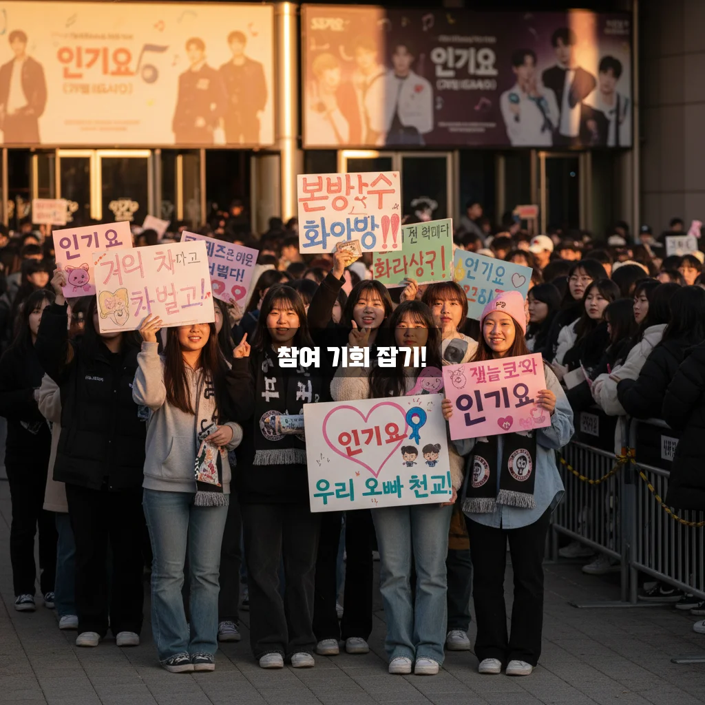 인기가요 방청신청 관련 이미지 2