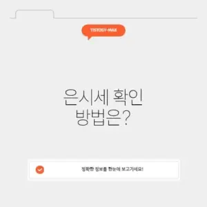 은시세 계산기