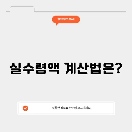 월급계산기 실수령액