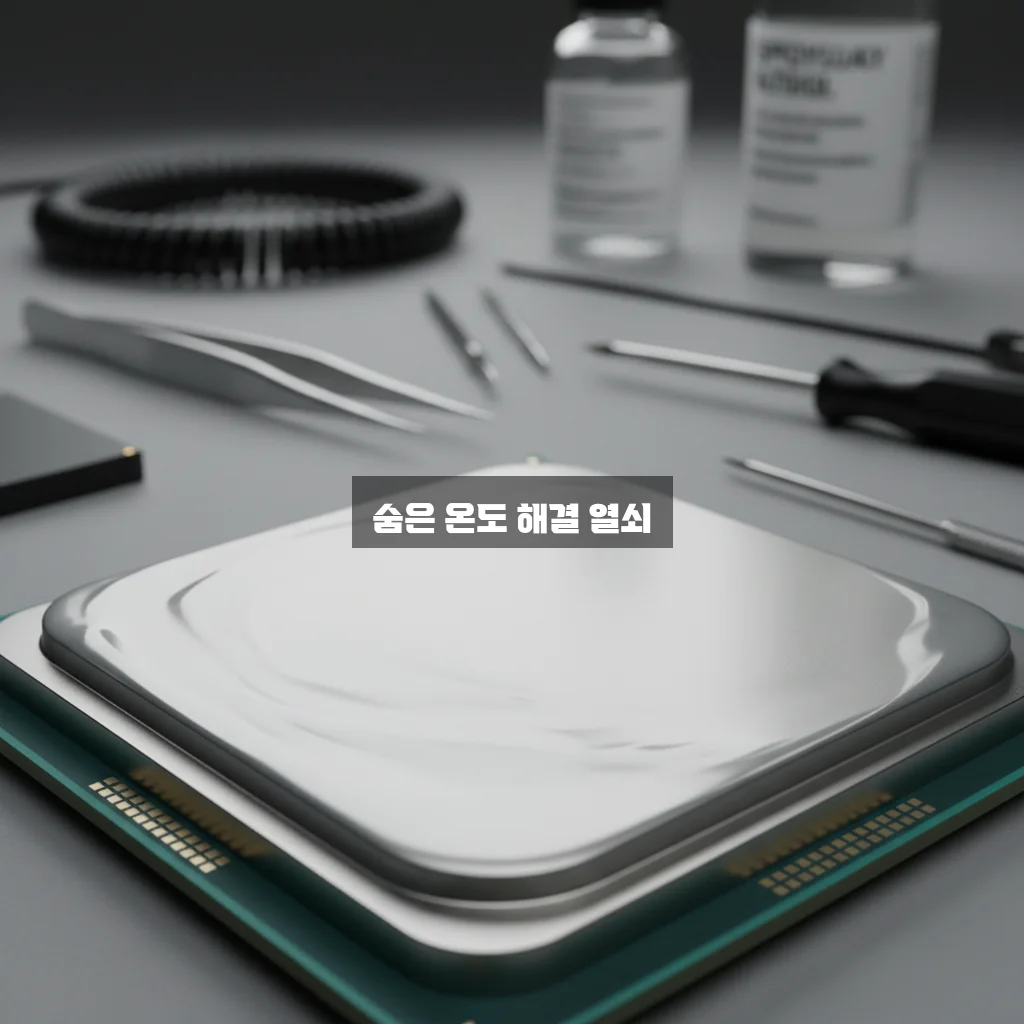 CPU 온도 확인 및 낮추는 법 (서멀구리스) 관련 이미지 3
