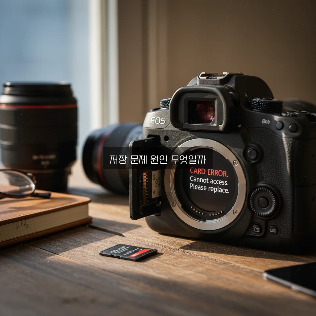 DSLR 카메라 메모리 카드 에러 관련 이미지 2