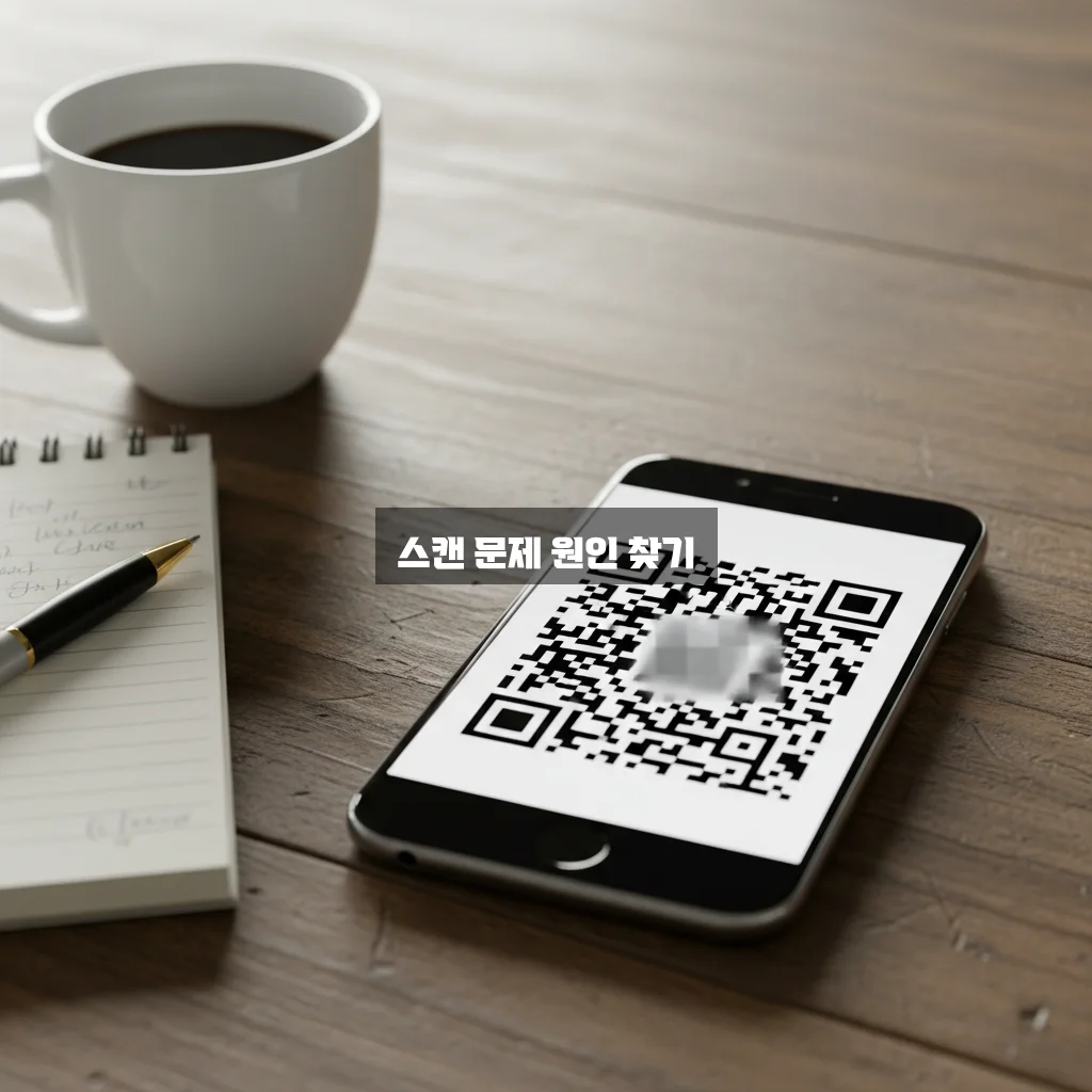QR코드 스캔 안됨 및 인식 불량 관련 이미지 1