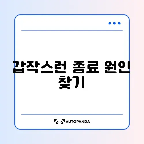 메이플스토리 런타임 에러 및 튕김