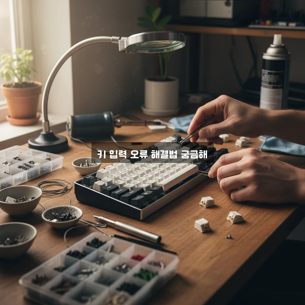 기계식 키보드 채터링(중복 입력) 수리 관련 이미지 3