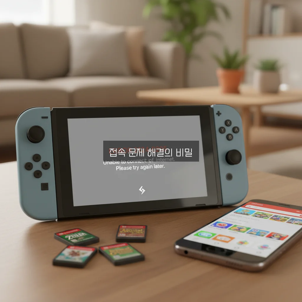닌텐도 e숍 접속 불가 및 국가 변경 관련 이미지 1
