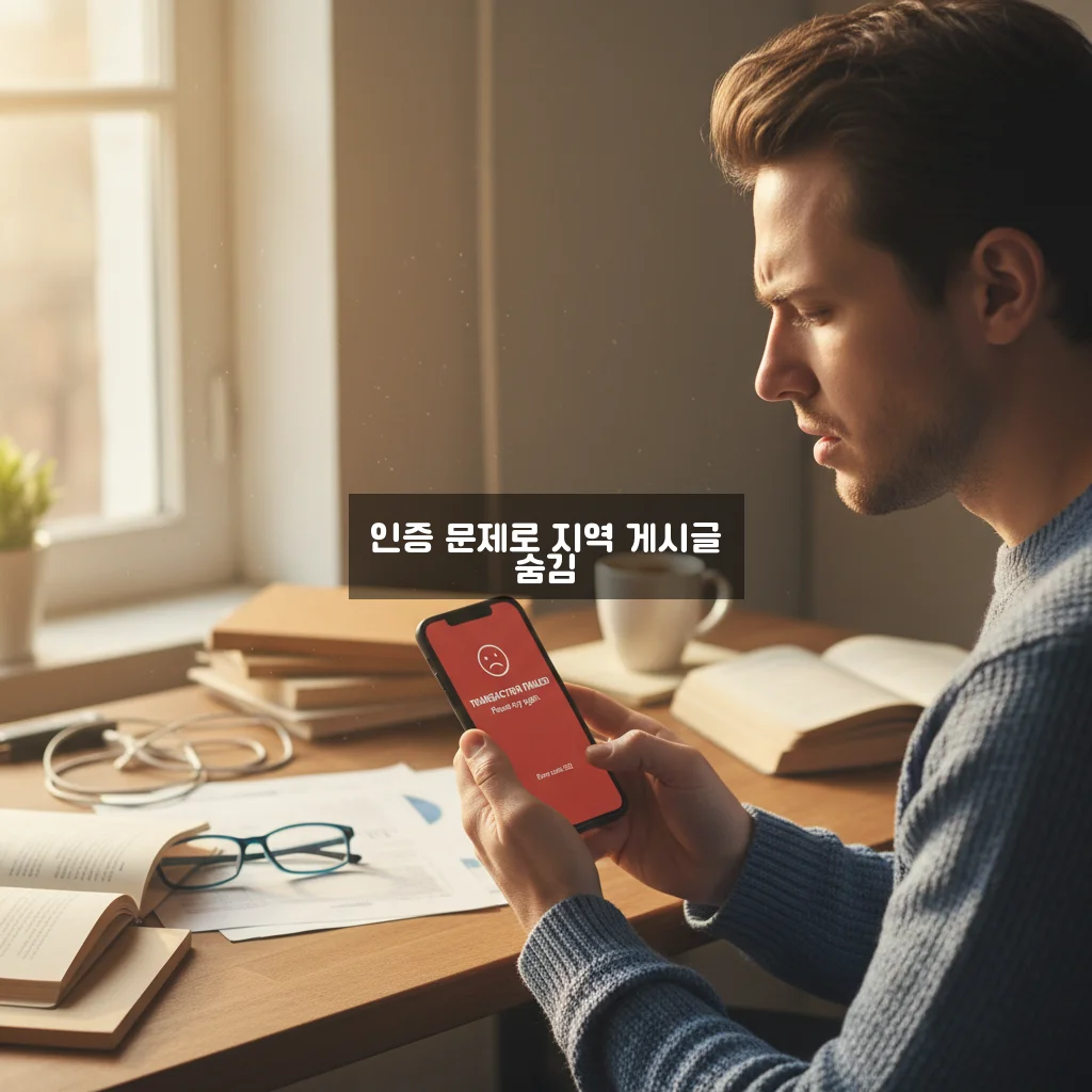 당근마켓 타지역 인증 실패 및 게시글 안 보임 관련 이미지 3