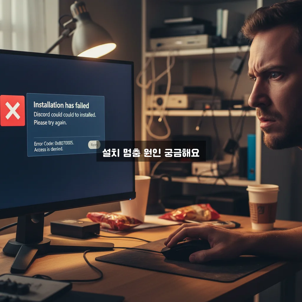 디스코드 설치 오류 및 무한 업데이트 관련 이미지 2