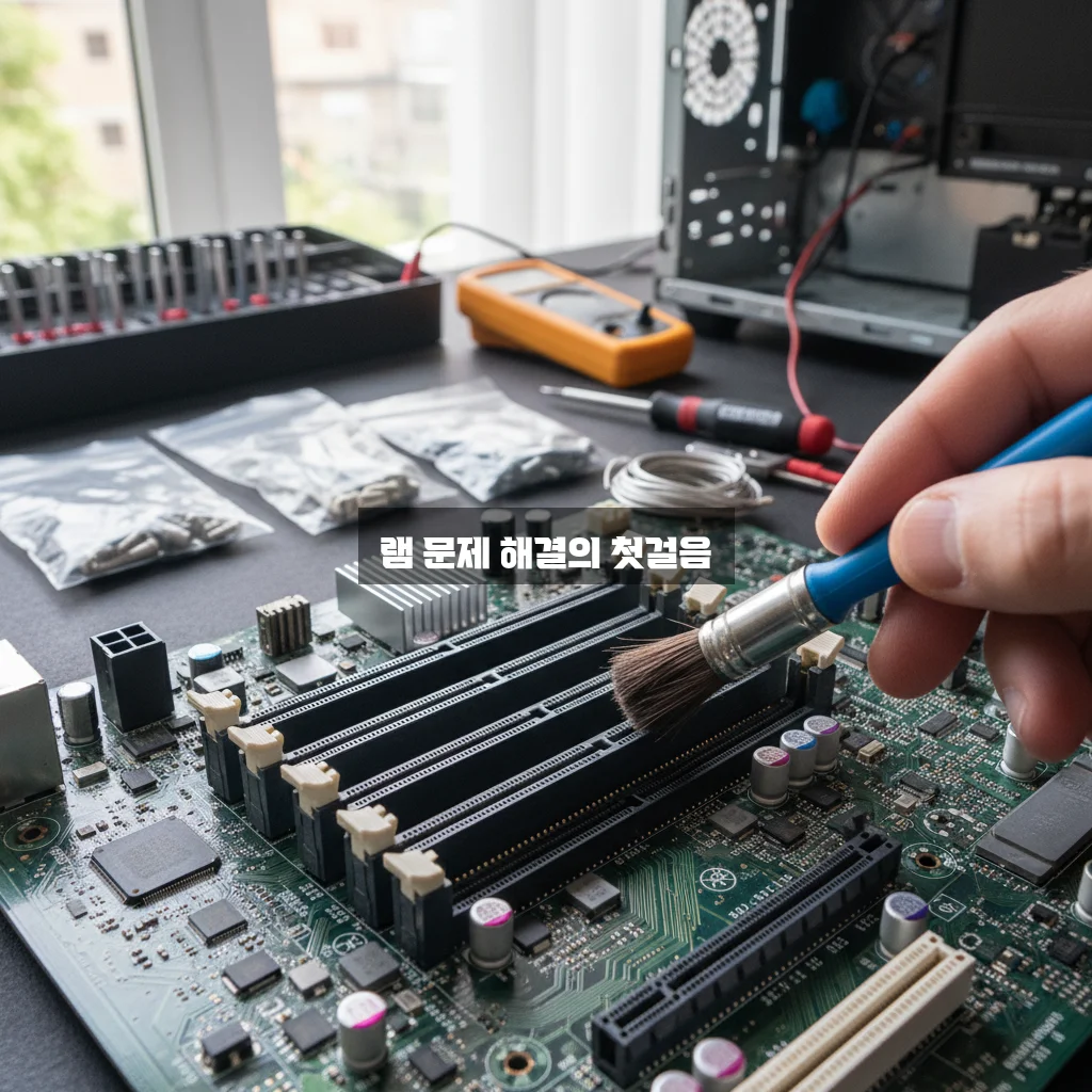 램(RAM) 인식 안됨 및 슬롯 청소 관련 이미지 3