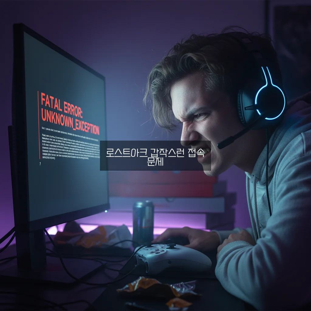 로스트아크 접속 종료 및 서버 연결 끊김 관련 이미지 1
