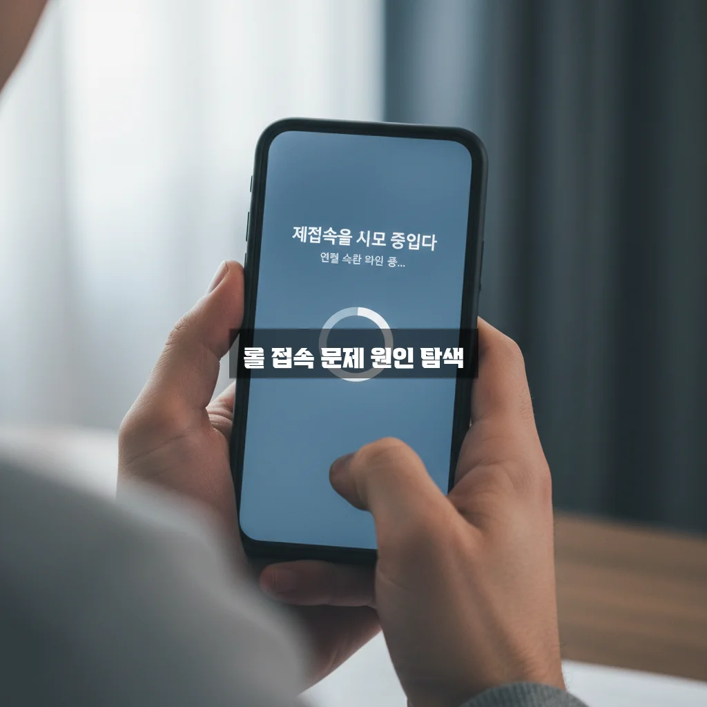 롤 튕김 현상 