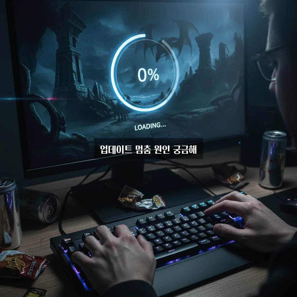 롤 패치 속도 느림 및 0% 멈춤 관련 이미지 3