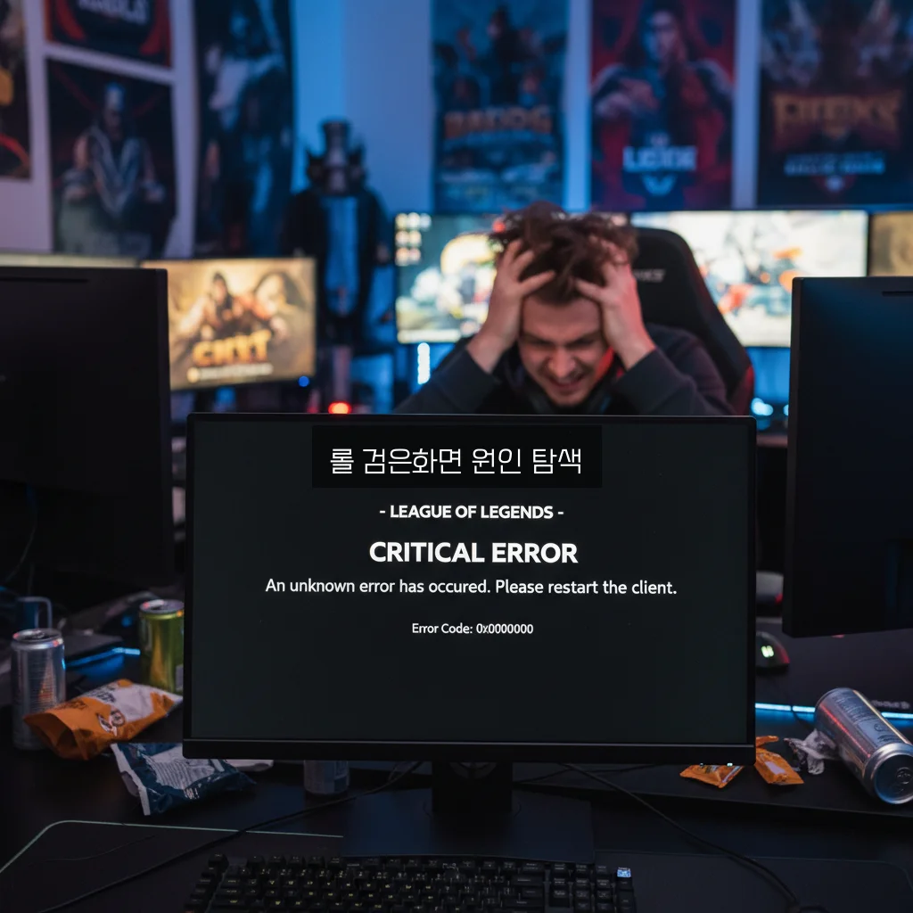 롤(LoL) 접속 불가 검은 화면 (클라이언트) 관련 이미지 2