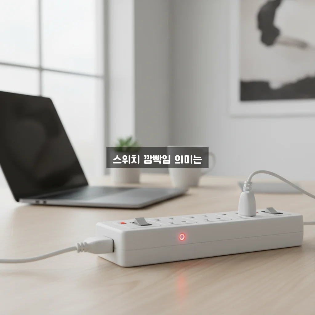 멀티탭 전원 스위치 깜빡임 및 교체 주기 관련 이미지 2