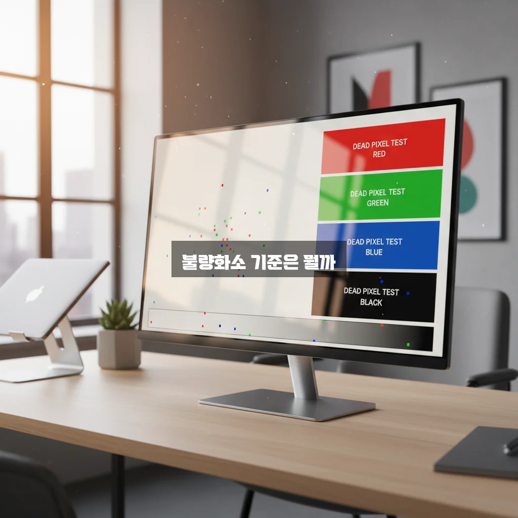 모니터 불량화소 테스트 및 교환 기준 관련 이미지 1
