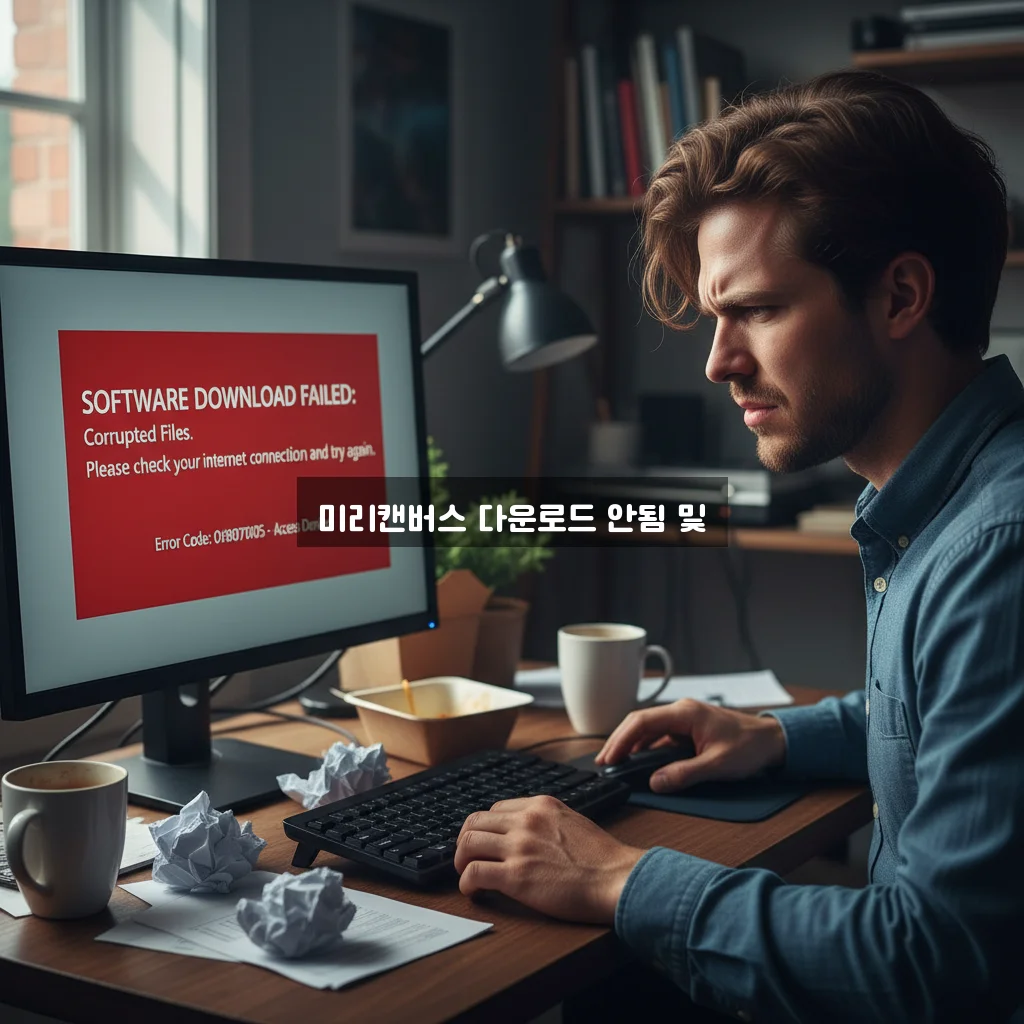미리캔버스 다운로드 안됨 및 멈춤 관련 이미지 1