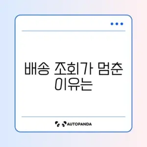 알리익스프레스 배송 조회 멈춤 (통관 대기)