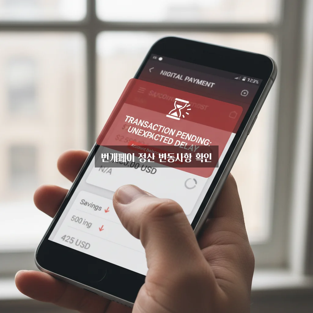 번개장터 번개페이 정산 지연 및 계좌 변경 관련 이미지 1