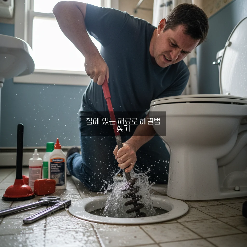 변기 막혔을 때 뚫어뻥 없이 뚫기 관련 이미지 2