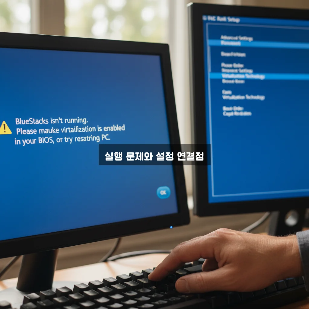 블루스택 실행 안됨 및 가상화(VT) 설정 관련 이미지 2