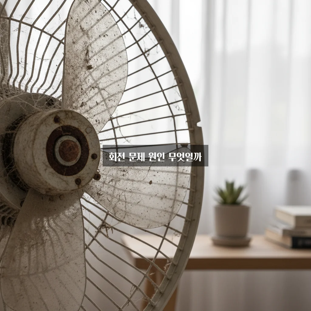 서큘레이터 소음 및 회전 고장 관련 이미지 1