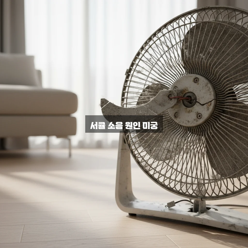 서큘레이터 소음 및 회전 고장 관련 이미지 3