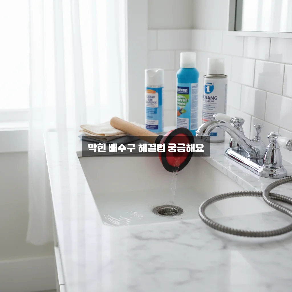 세면대 물 안 내려감 뚫는 법 관련 이미지 2
