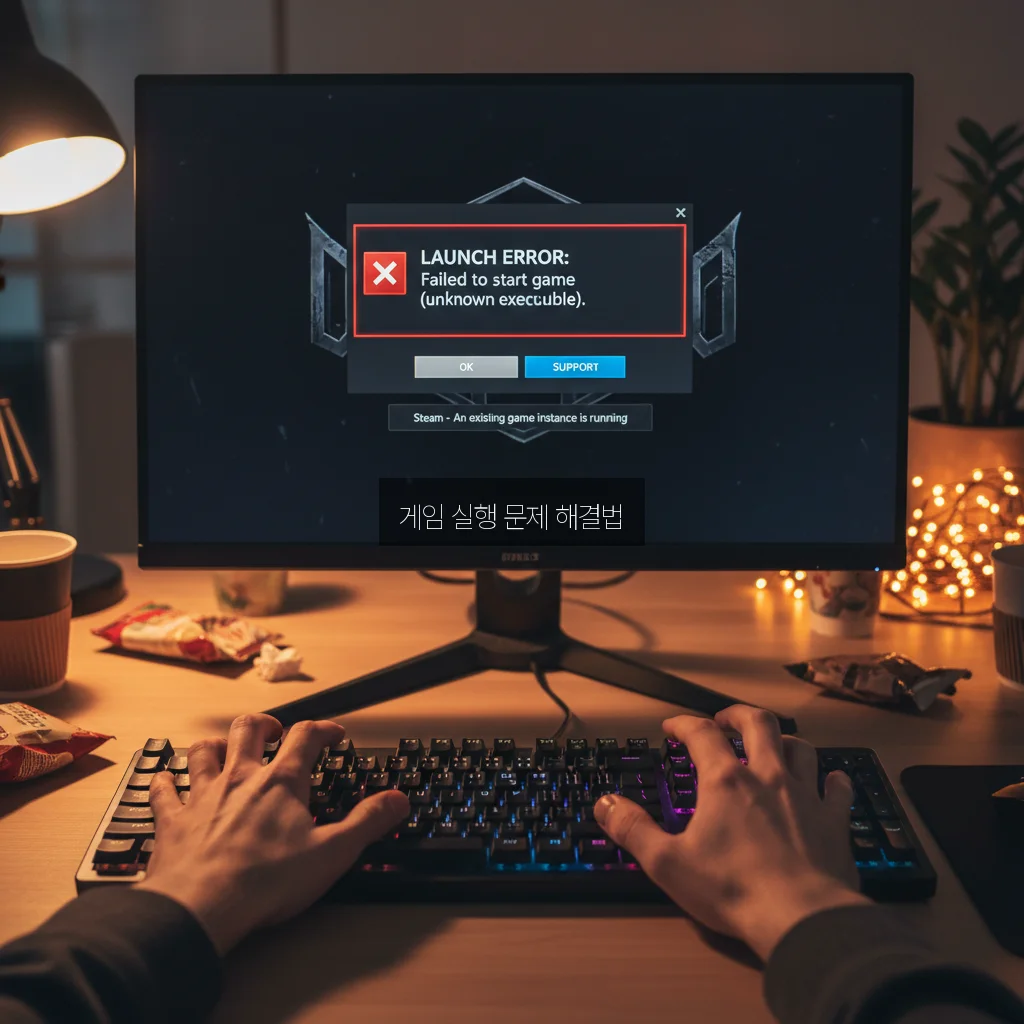스팀 게임 실행 무반응 및 파일 무결성 검사 관련 이미지 3