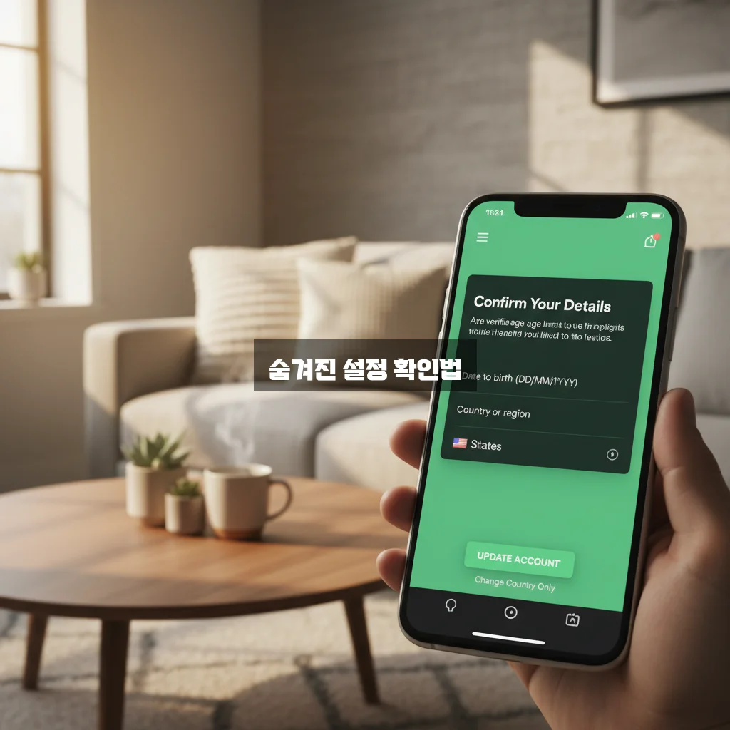 스포티파이 성인 인증 및 국가 변경 관련 이미지 2