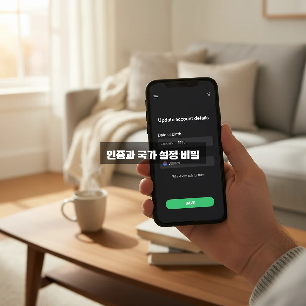 스포티파이 성인 인증 및 국가 변경 관련 이미지 3