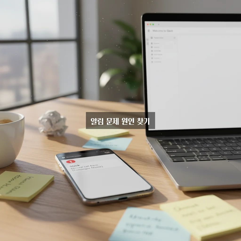 슬랙(Slack) 알림 안 옴 모바일 PC 관련 이미지 2