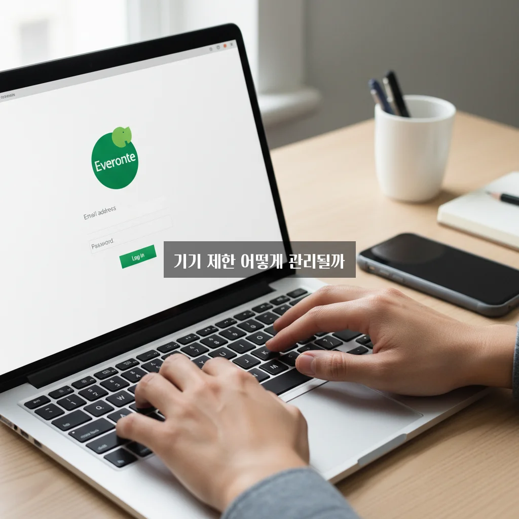 에버노트 로그인 기기 제한 및 해제 관련 이미지 2