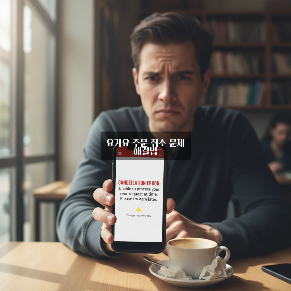 요기요 주문 취소 안됨 및 고객센터 연결 관련 이미지 1