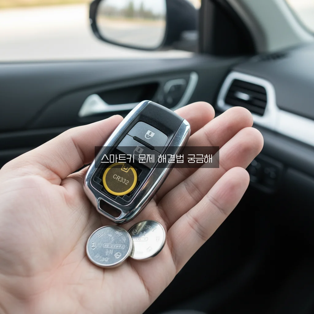 자동차 스마트키 배터리 교체 및 인식 안됨 관련 이미지 3