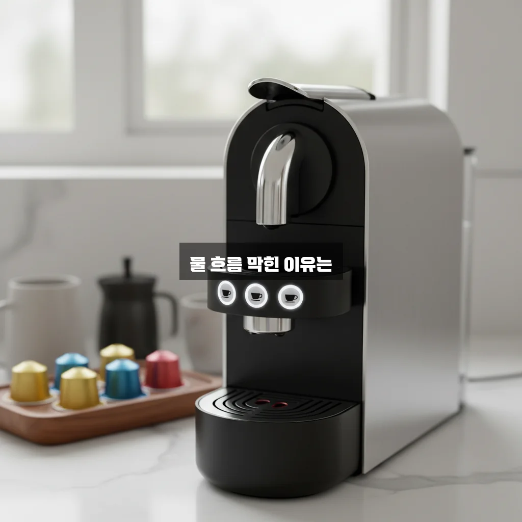 캡슐 커피 머신 물 안 나옴 (에어 빼기) 관련 이미지 2