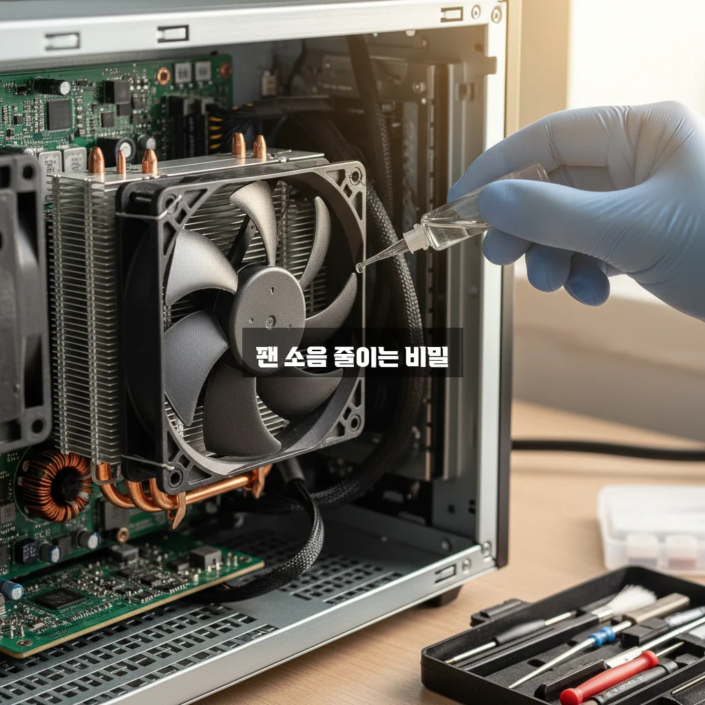 컴퓨터 본체 팬 소음 심할 때 (오일 넣기) 관련 이미지 2