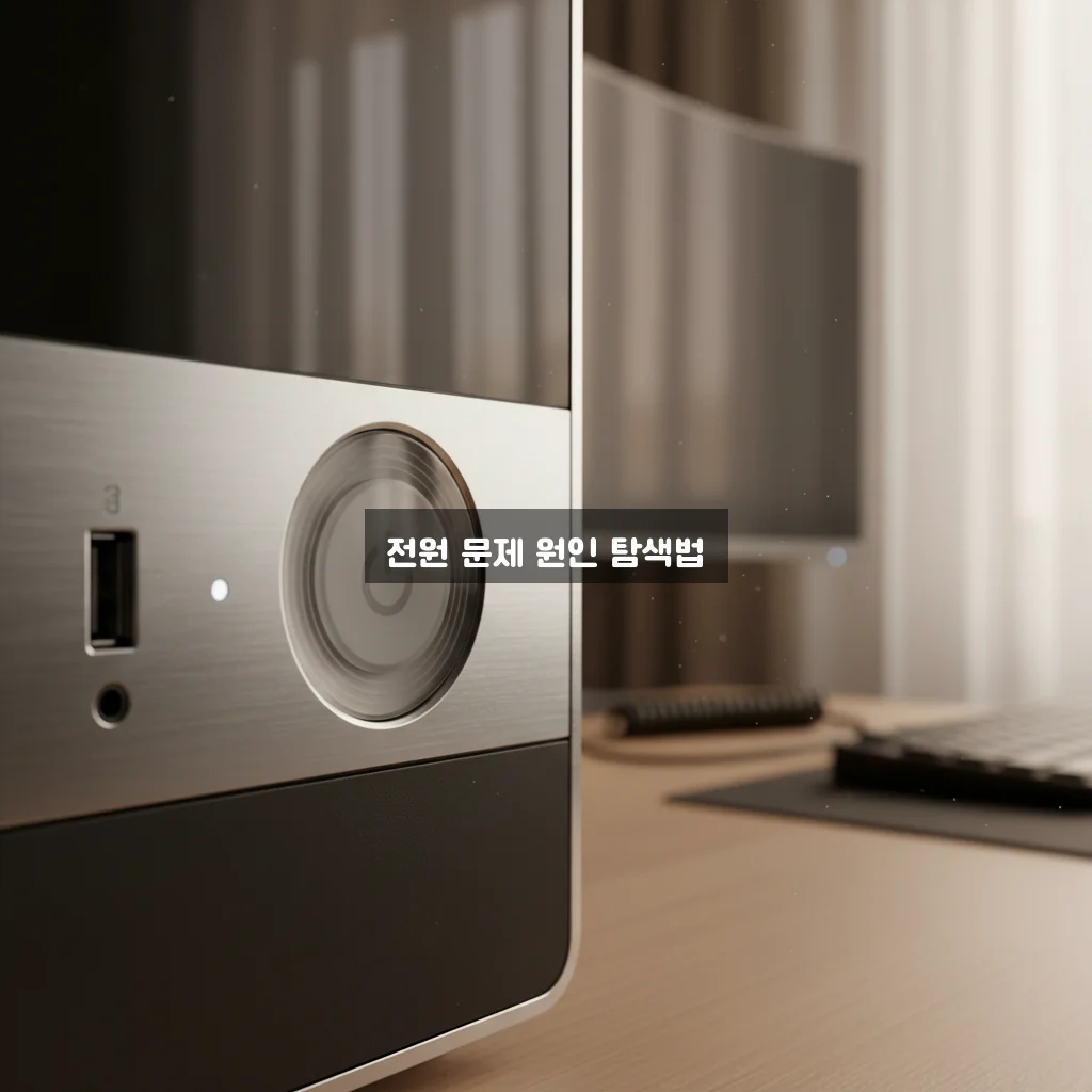 컴퓨터 전원 버튼 눌러도 반응 없음 (파워?) 관련 이미지 2