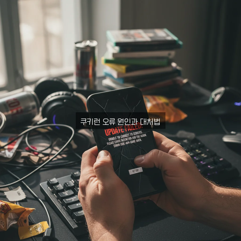 쿠키런 킹덤 접속 불가 및 업데이트 오류 관련 이미지 1