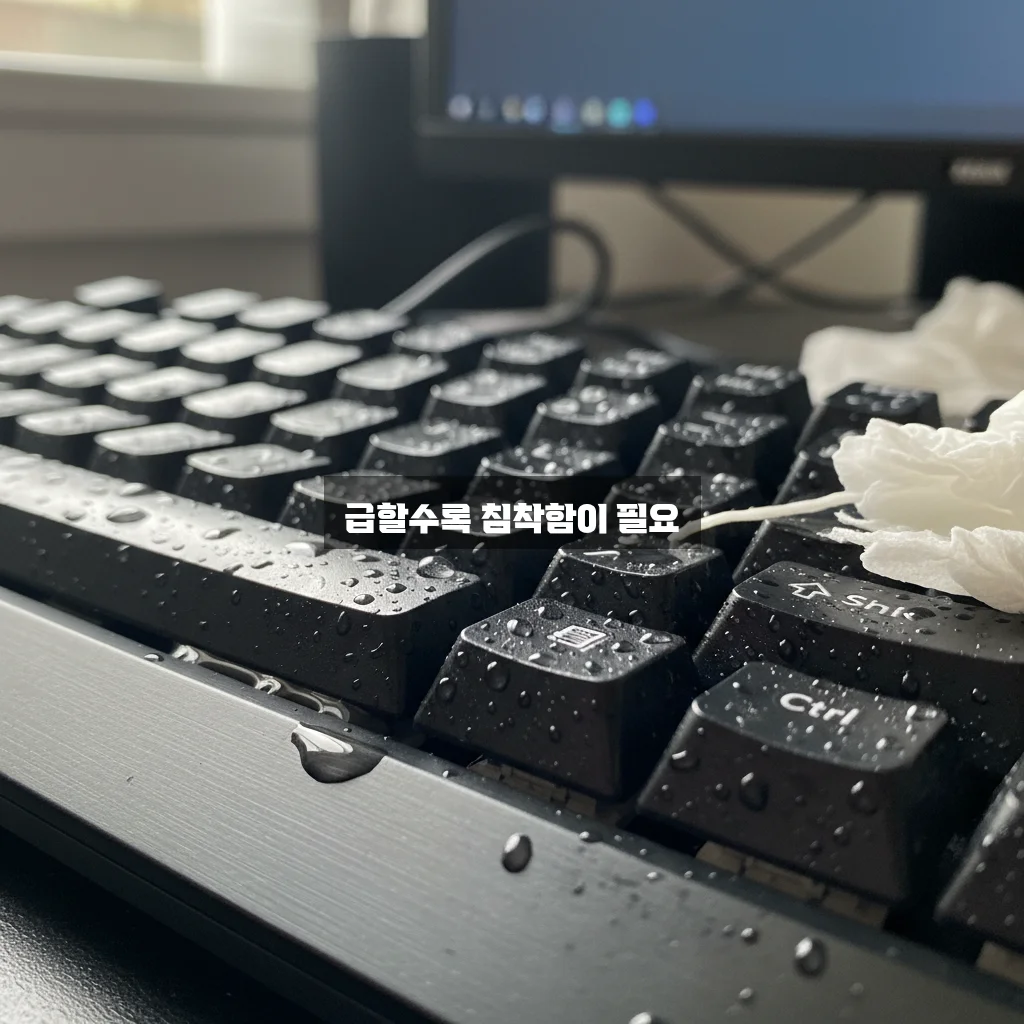 키보드 물 쏟았을 때 대처법 관련 이미지 1