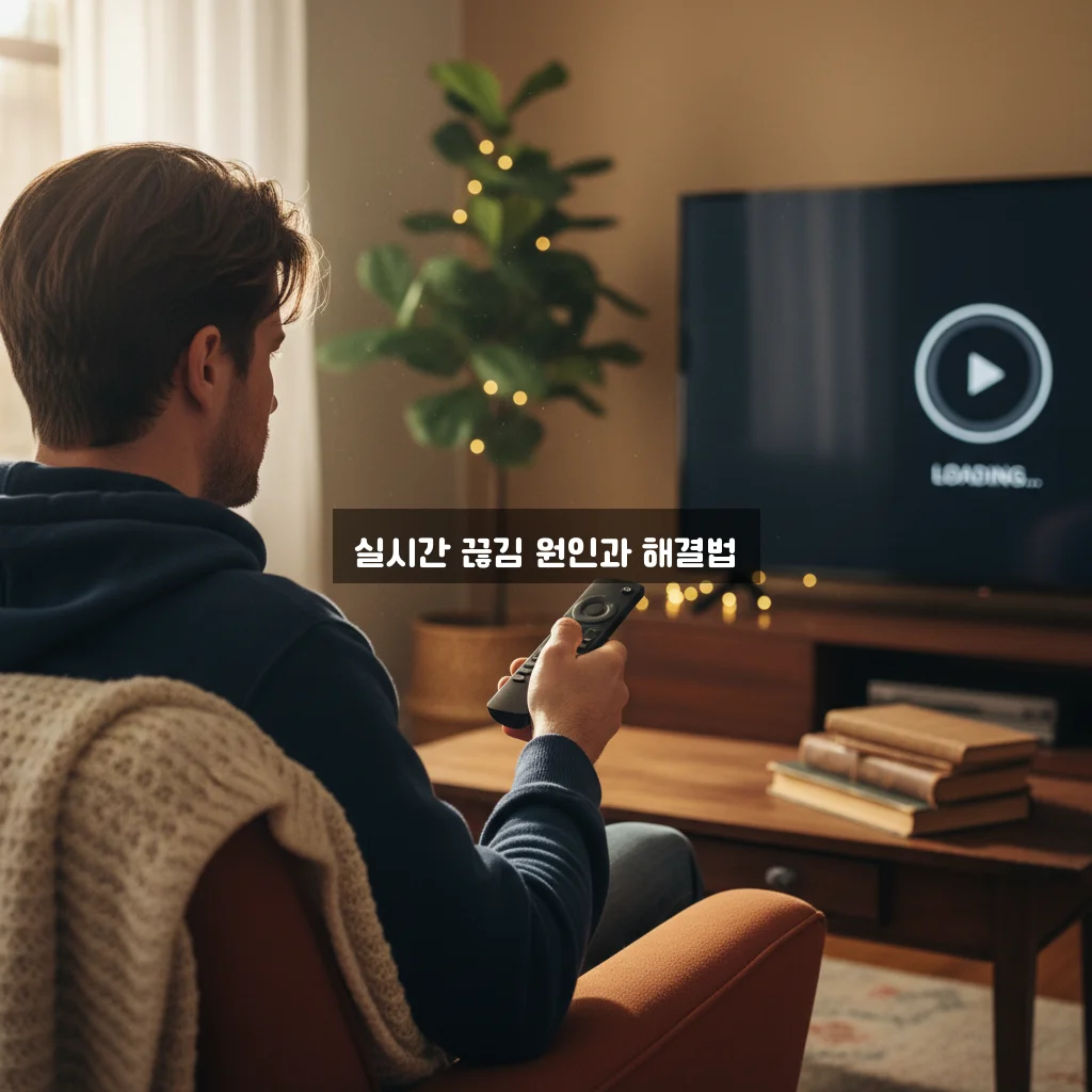 티빙 실시간 채널 버퍼링 심할 때 관련 이미지 1