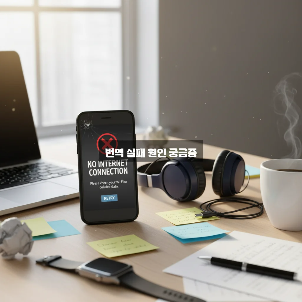 파파고 번역 안됨 및 네트워크 오류 관련 이미지 1
