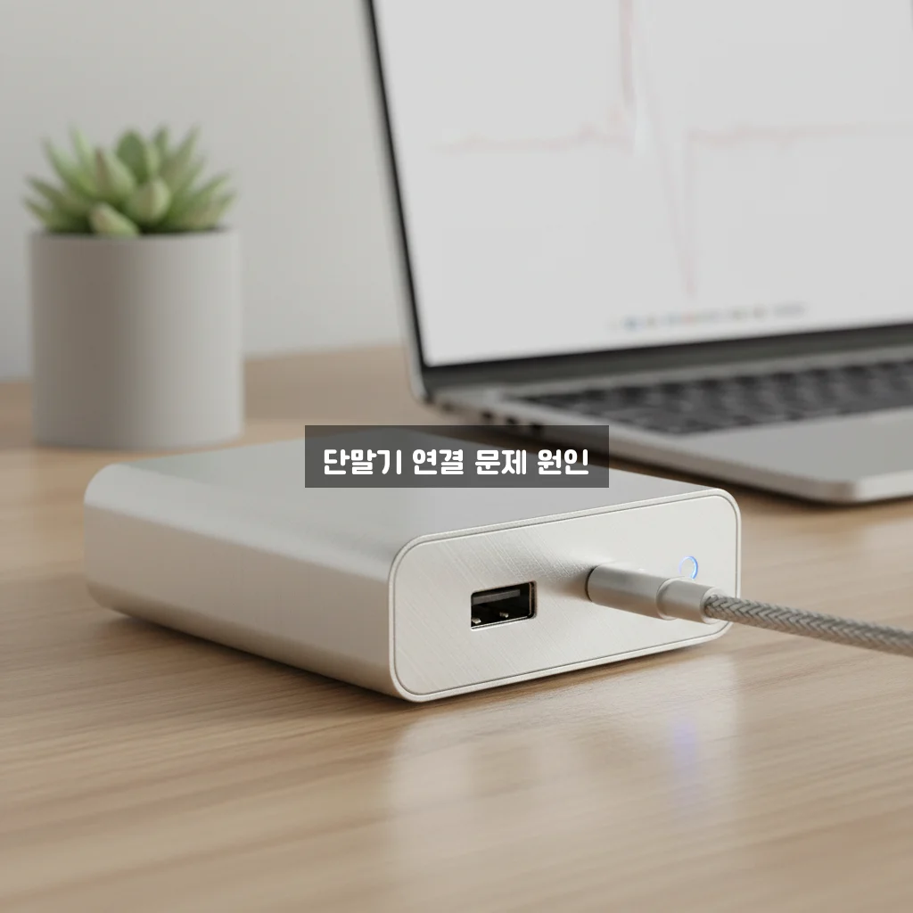 하이패스 단말기 등록 오류 및 USB 연결 관련 이미지 1