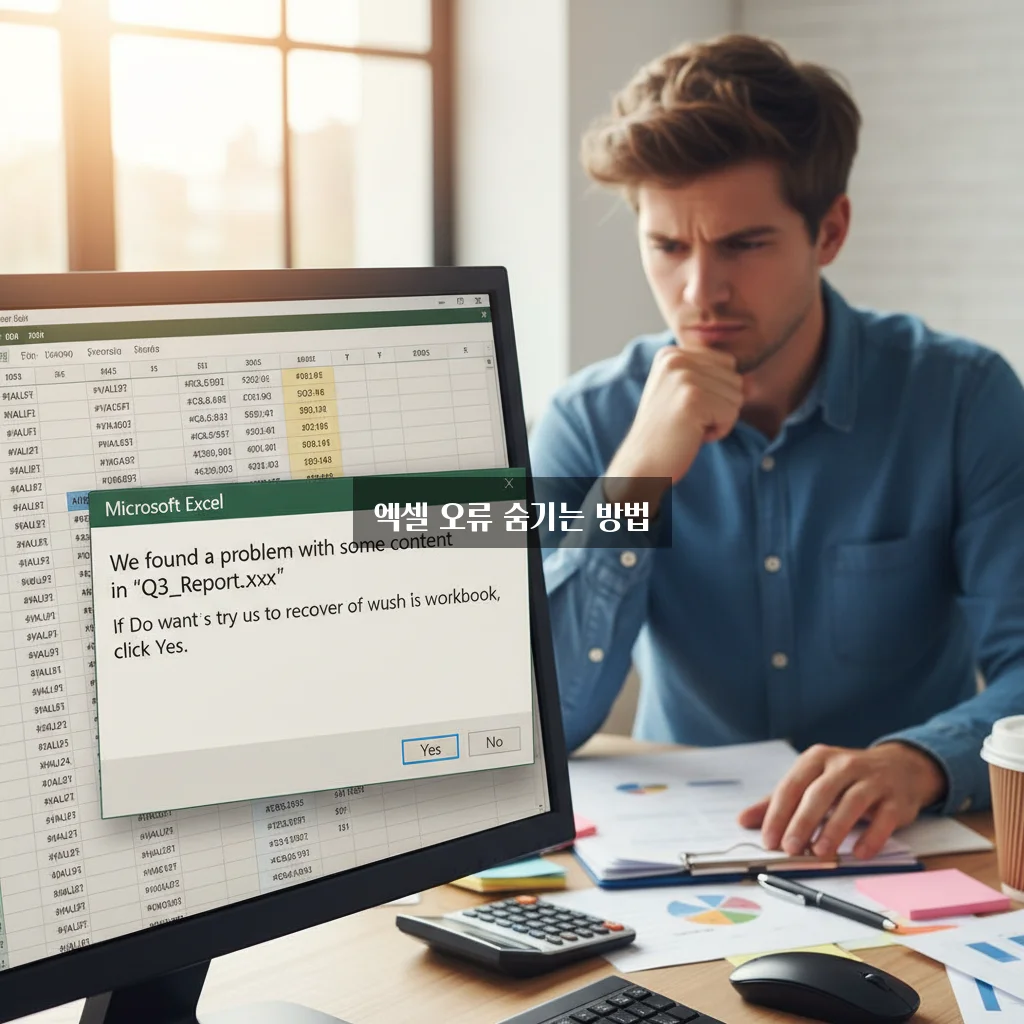 엑셀 오류 설정 완벽 정리 및 해결 방법 알아보기 관련 이미지 2