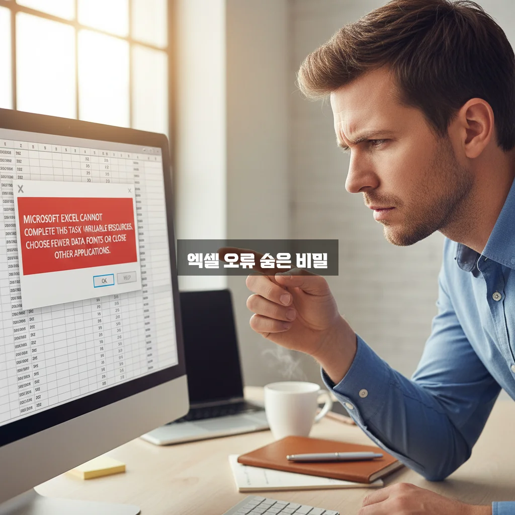엑셀 오류 원인과 해결 방법 완벽 정리 관련 이미지 1