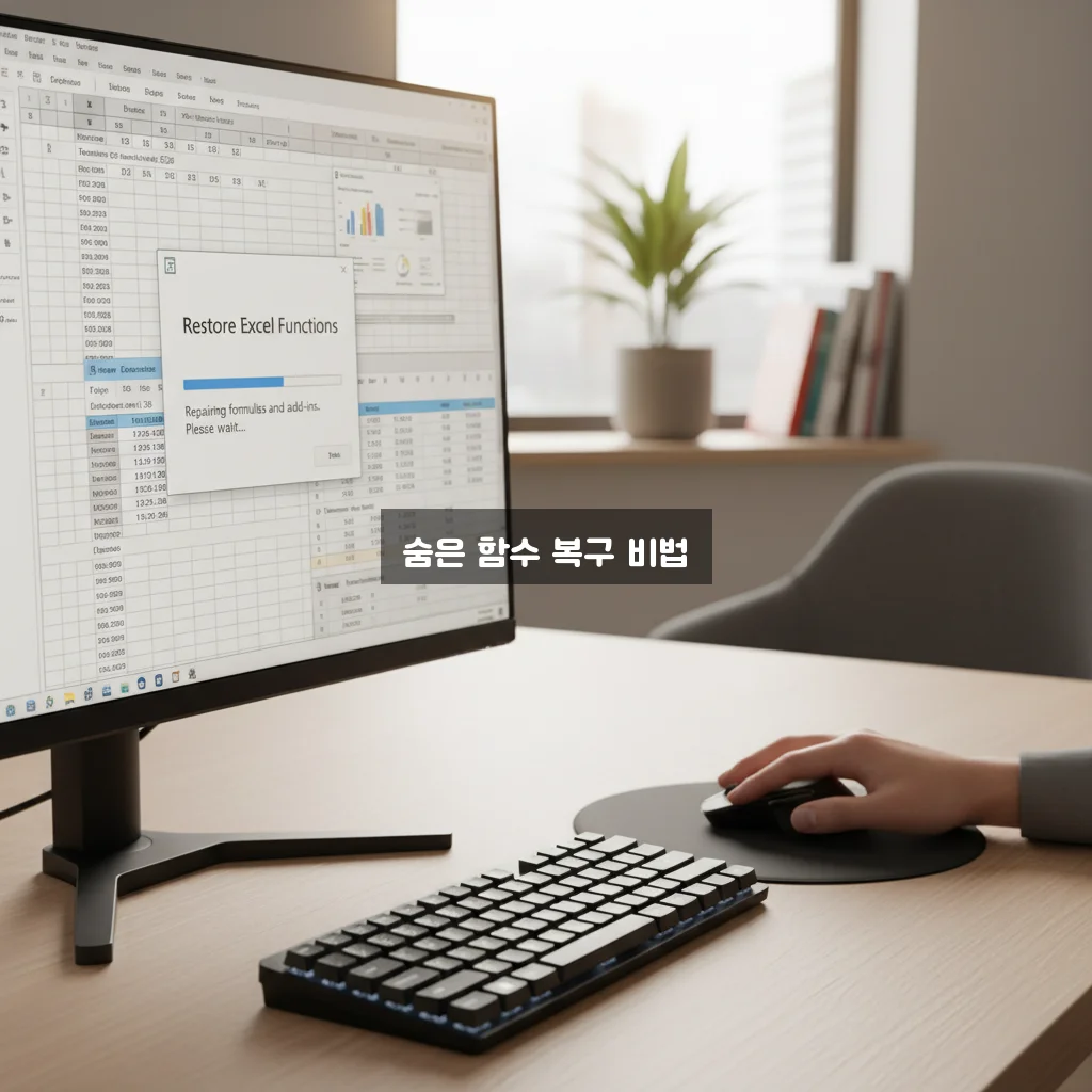 엑셀 함수 복구하는 쉬운 방법 완벽 정리 관련 이미지 1