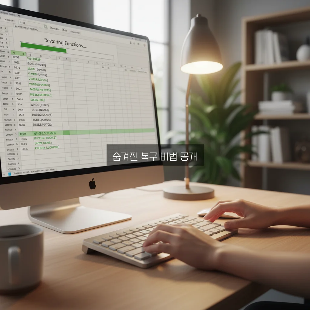 엑셀 함수 복구하는 쉬운 방법 완벽 정리 관련 이미지 3