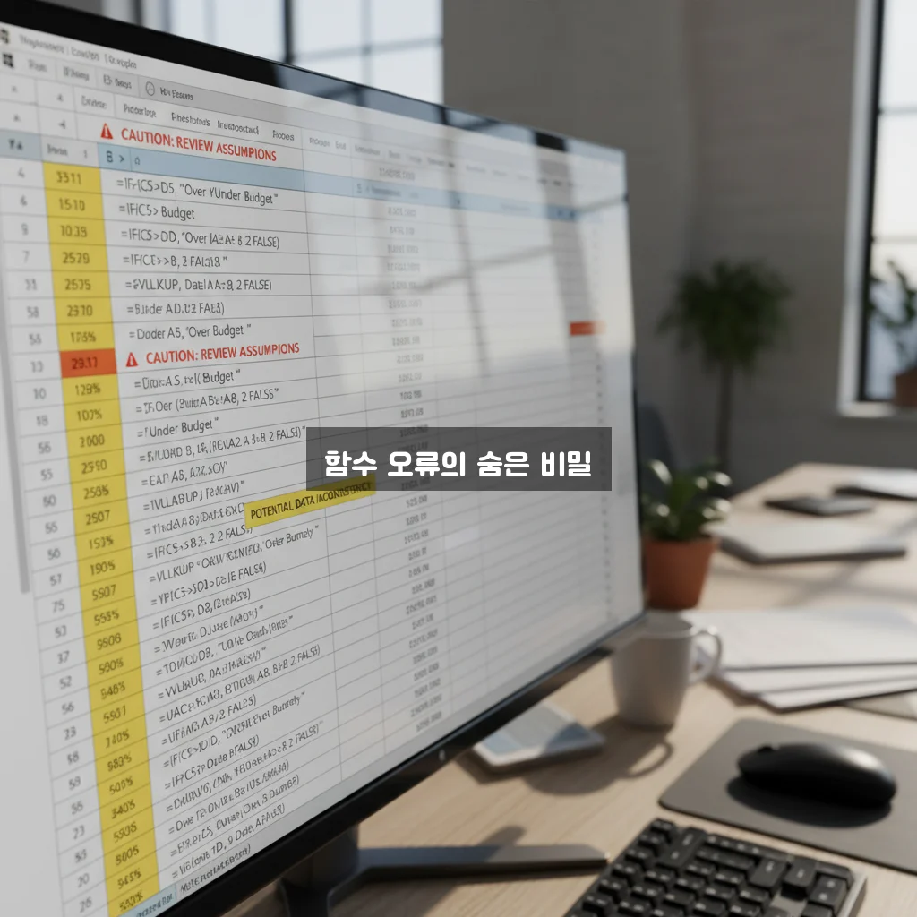 엑셀 함수 사용 시 꼭 알아야 할 주의사항 완벽 정리 관련 이미지 2
