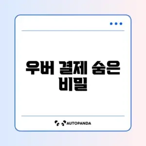 우버(Uber) 택시 카드 등록 오류 해결 방법 완벽 정리