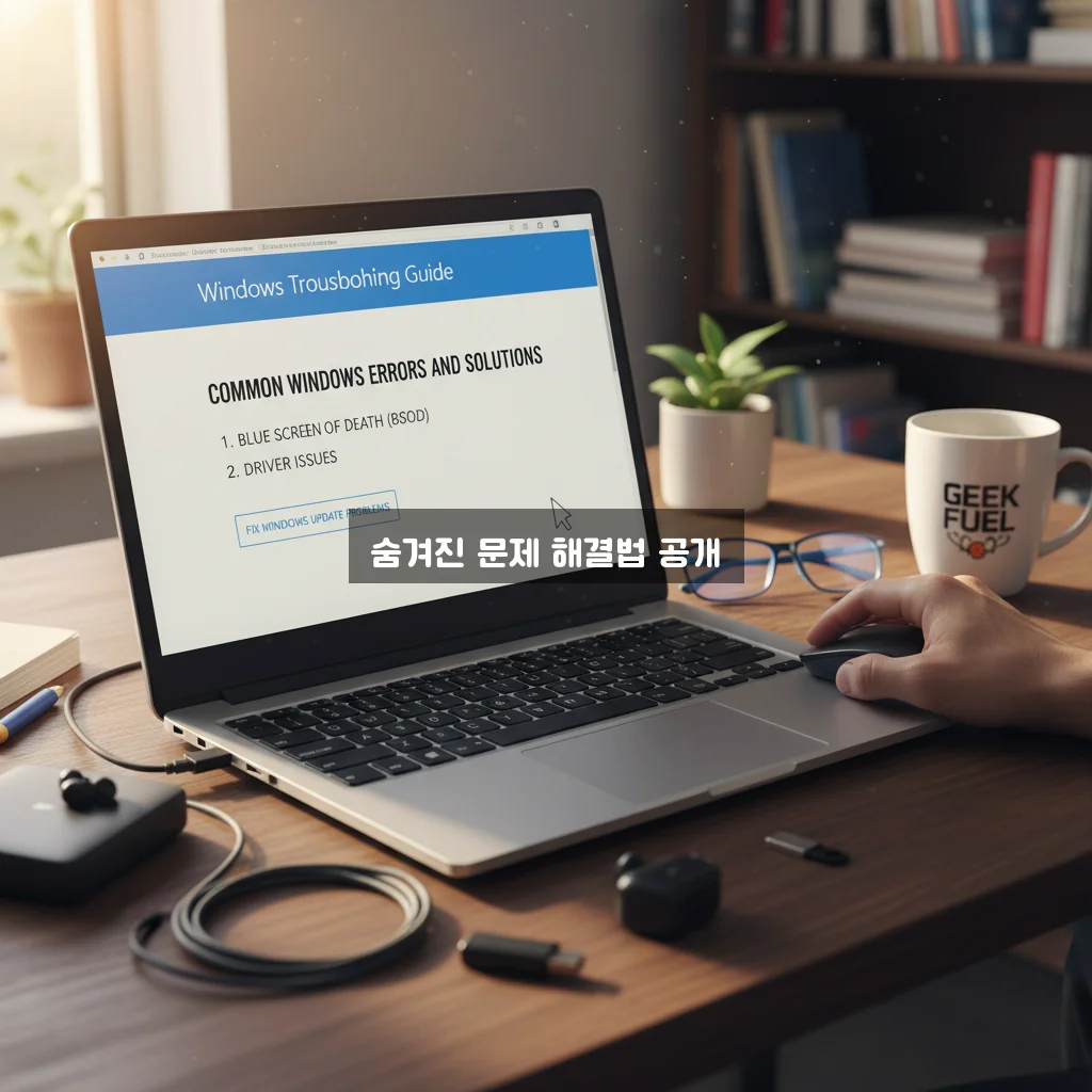 윈도우 오류 해결방법 완벽 정리 가이드 관련 이미지 1