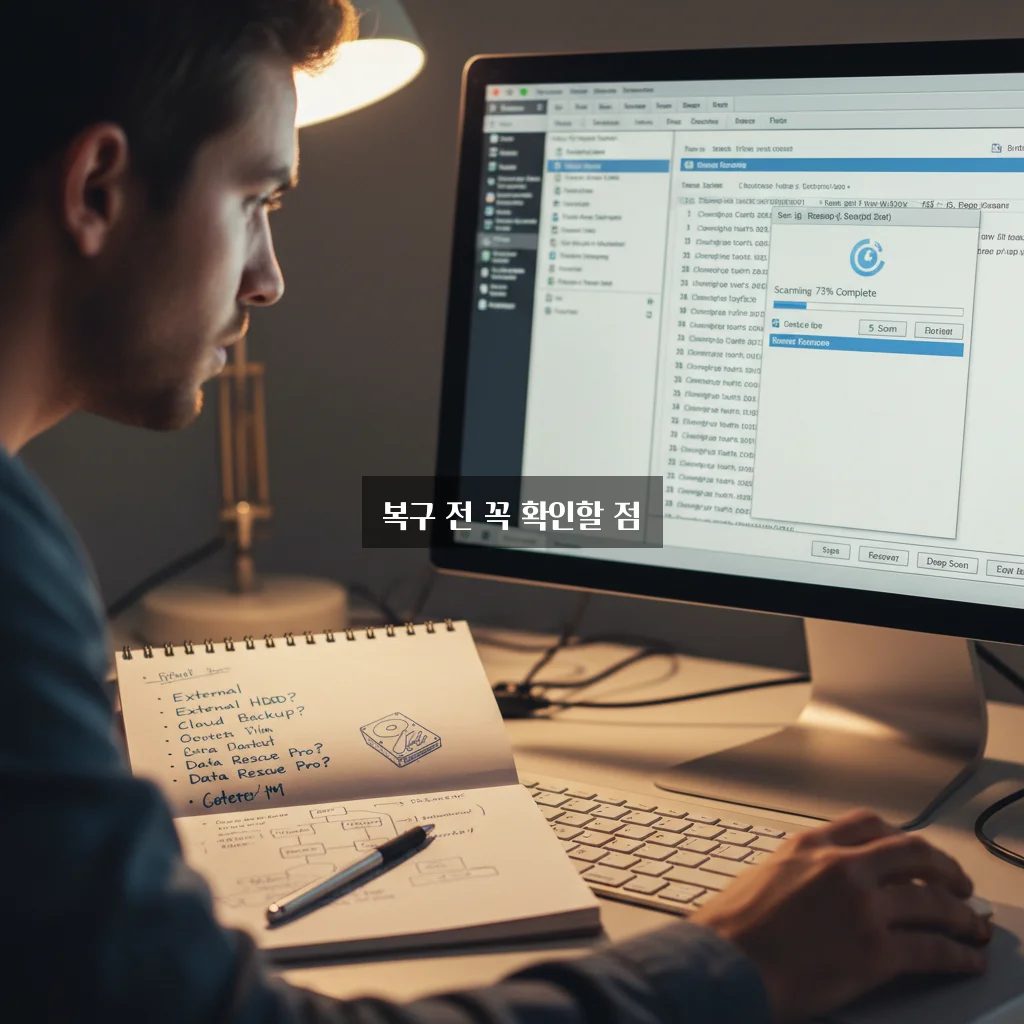 파일 복구 시 꼭 알아야 할 주의사항 완벽 정리 관련 이미지 1