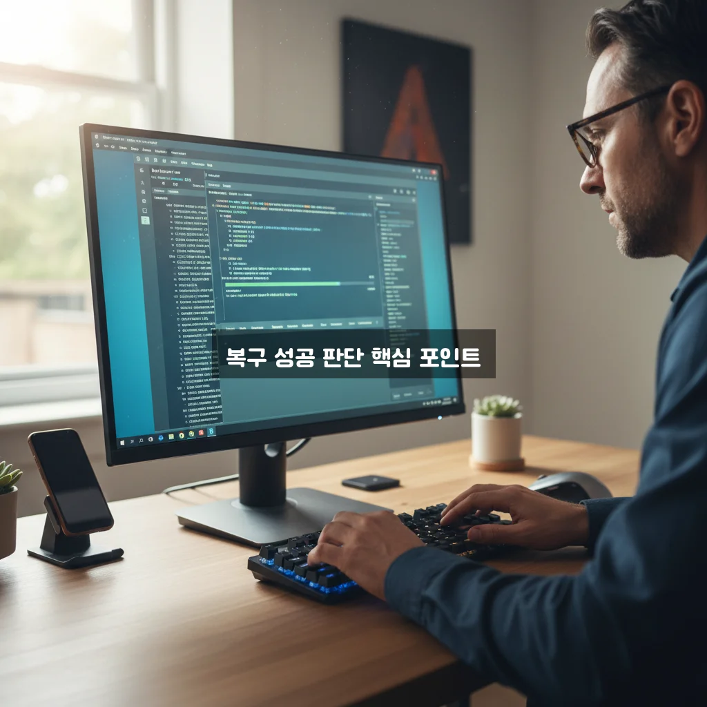 파일 복구 정상 여부 완벽 가이드 알아보기 관련 이미지 2